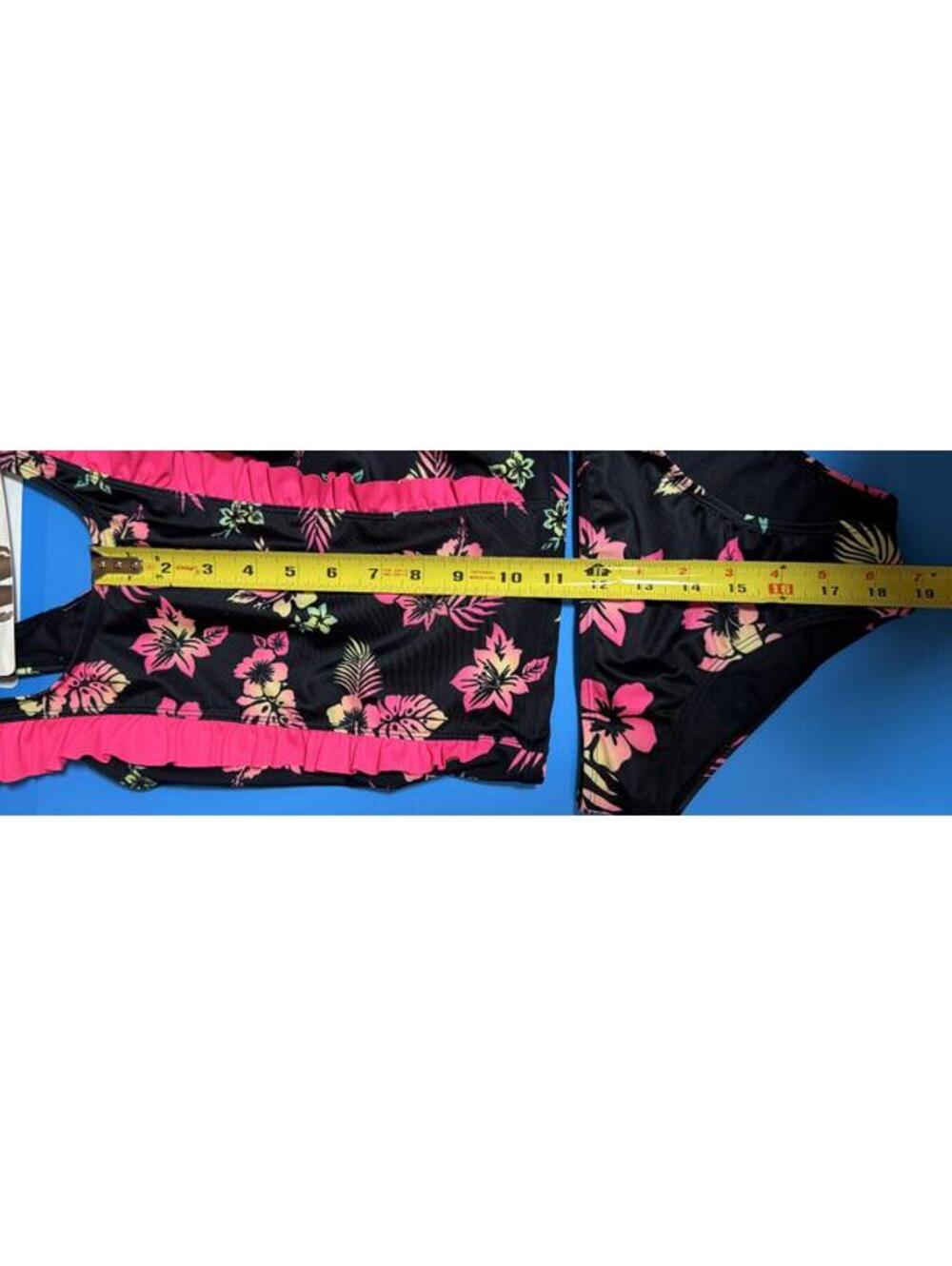 Hurley 2 Piece Tankini Bathing Suit Swimsuit Swimwear Girls Size S (6/6x) NWT - Picture 9 of 10